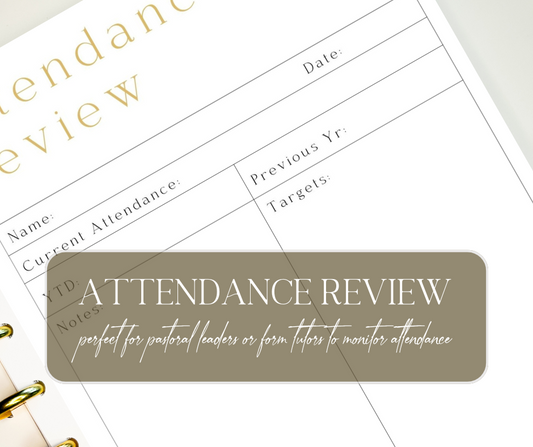 Attendance Review - Bonus Pack