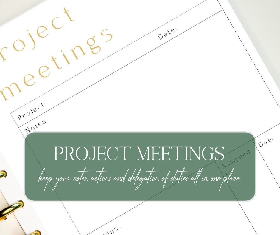 Project Meetings - Bonus Pack